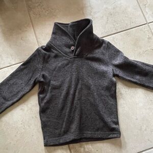 Jumping Beans Gray Fleece Sweater Quarter-Zip